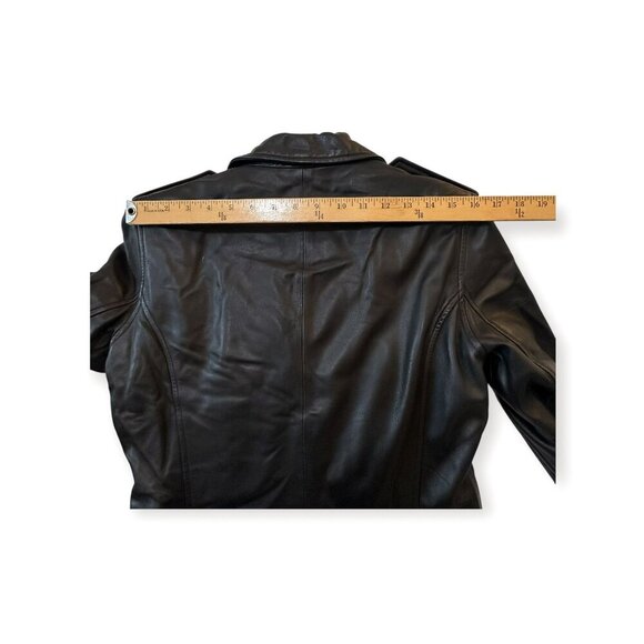 IRO Paris Newhan Lambskin Leather Jacket Black Size 42 FR, Retail $1,345 - Picture 13 of 16